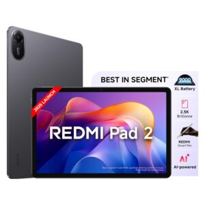 Redmi Pad 2, Active Pen Support, 27.94cm(11") Model, 2.5K Sharp & Clear Display, 4GB, 128GB