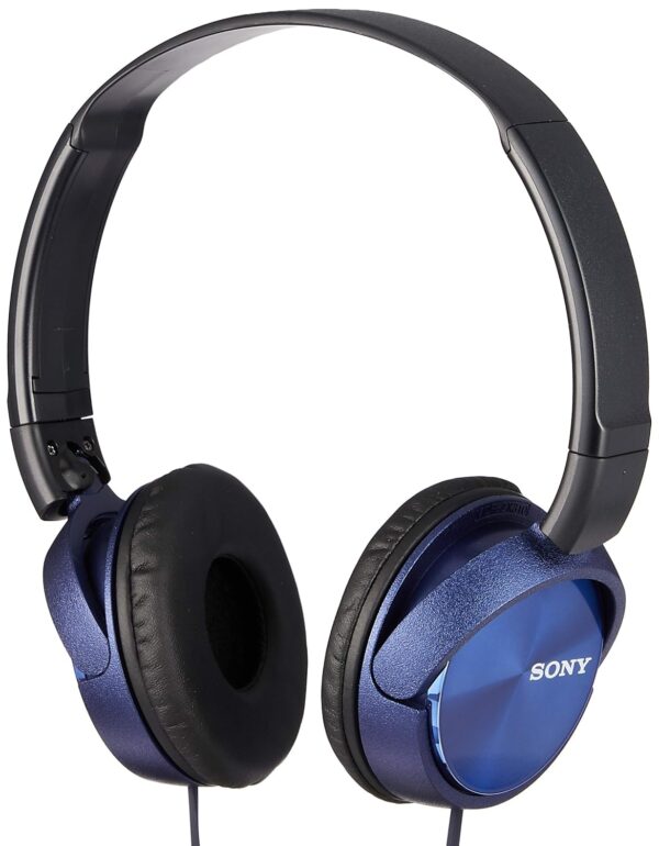 Sony Dynamic Mdr-Zx310-L Wired On Ear Headphones with Mic for Call (Blue)